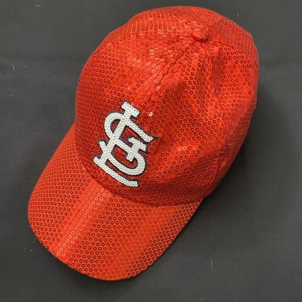 St. Louis Cardinals 47 Brand LIMITED EDITION BLING SEQUIN SPARKLE HAT MLB
